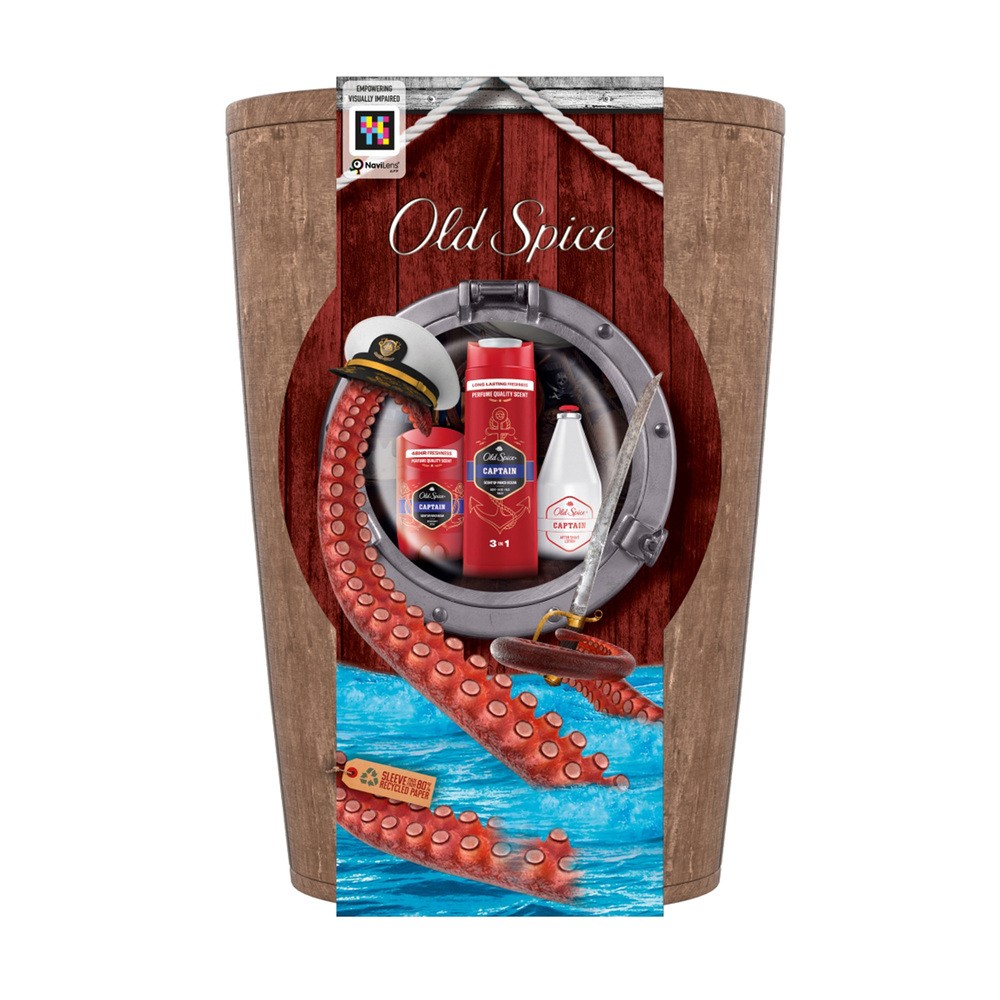 Old Spice Zestaw Barrel (deo sztyft + żel pod prysznic + woda po goleniu)