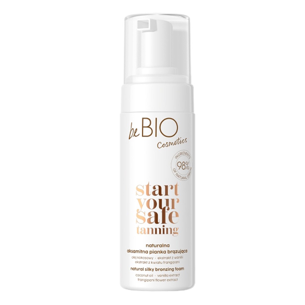 beBIO Naturalna aksamitna pianka brązująca 150 ml