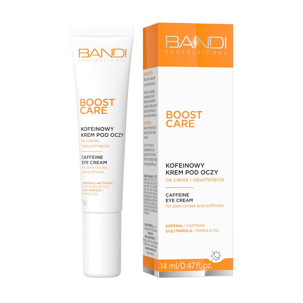 Bandi Boost Care kofeinowy krem pod oczy na cienie i opuchnięcia 14ml [BHX07]