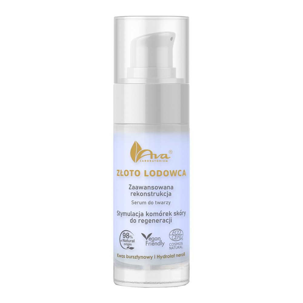 AVA Ava Złoto Lodowca Zaawansowana Rekonstrukcja serum do twarzy 30 ml