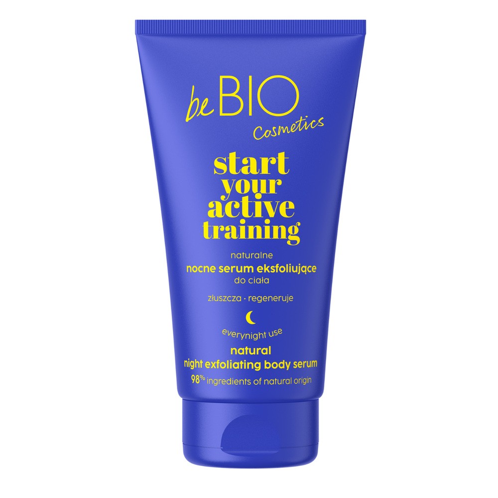 BeBio Ewa Chodakowska Start Your Active Training naturalne nocne serum eksfoliujące do ciała 150ml