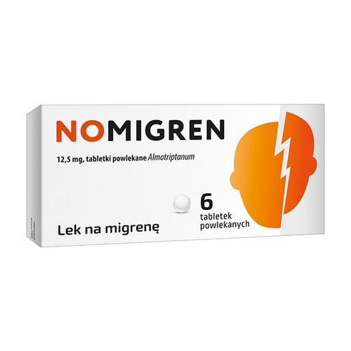 Nomigren, 12,5 mg, tabletki powlekane, 6 sztuk