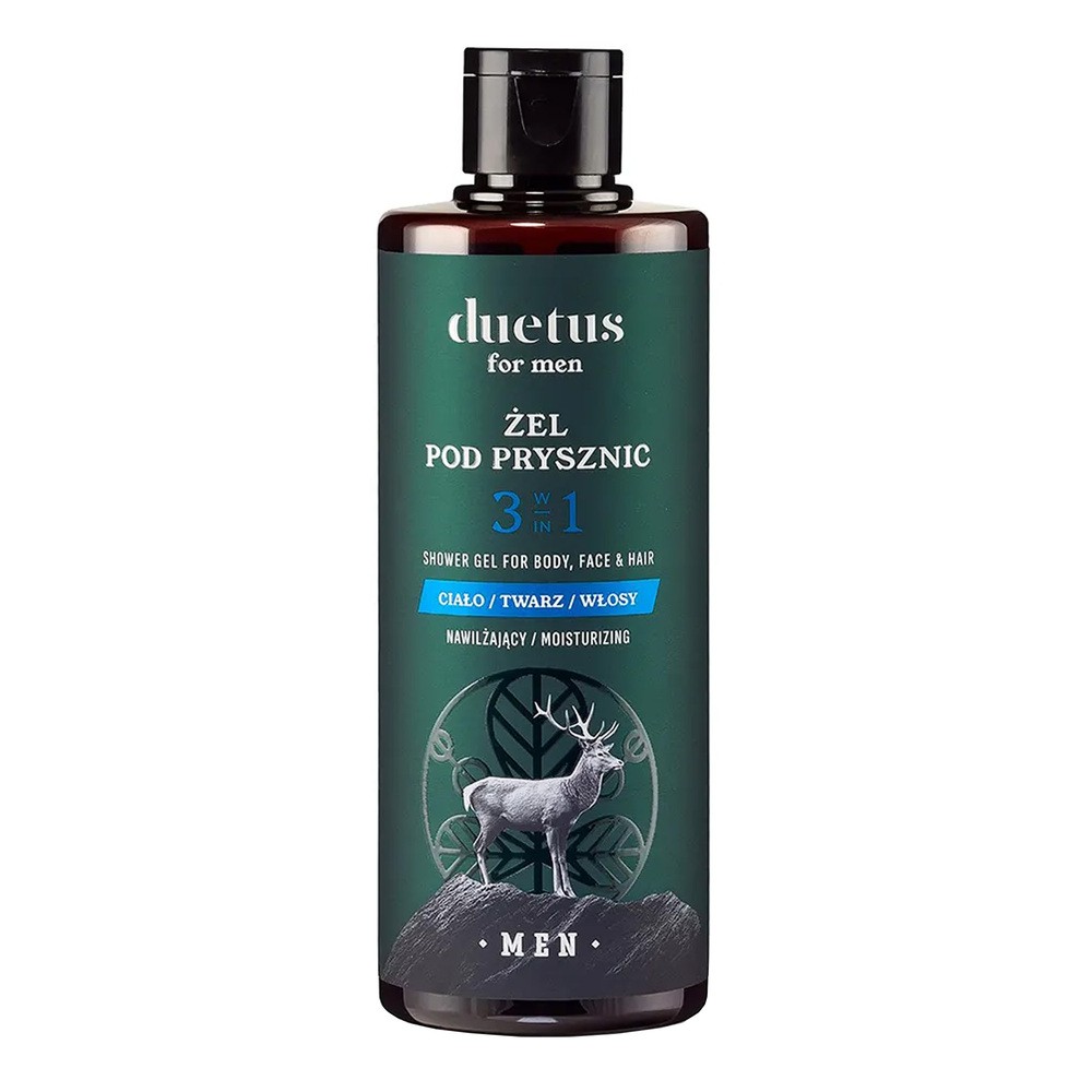 Duetus For Men nawilżający żel pod prysznic 3w1 300ml