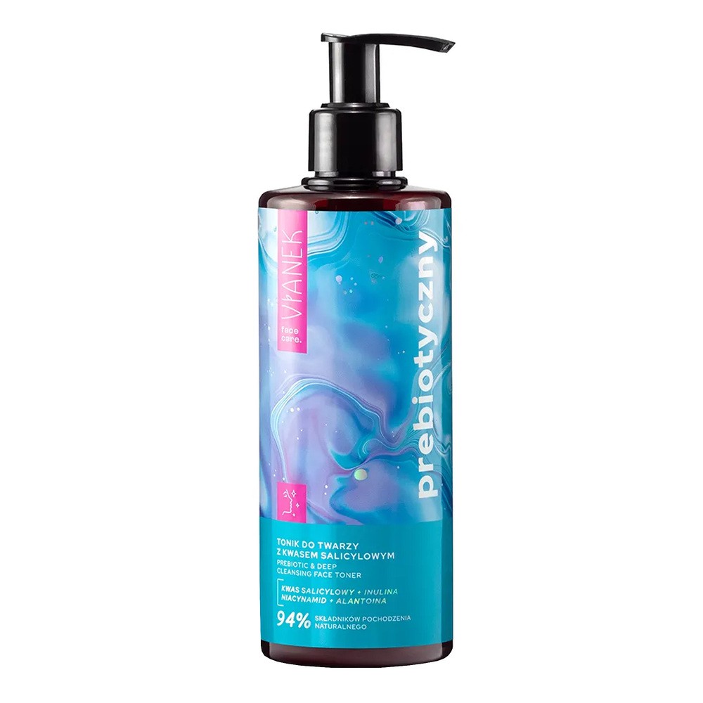 Vianek Prebiotyczny tonik do twarzy z kwasem salicylowym 300ml