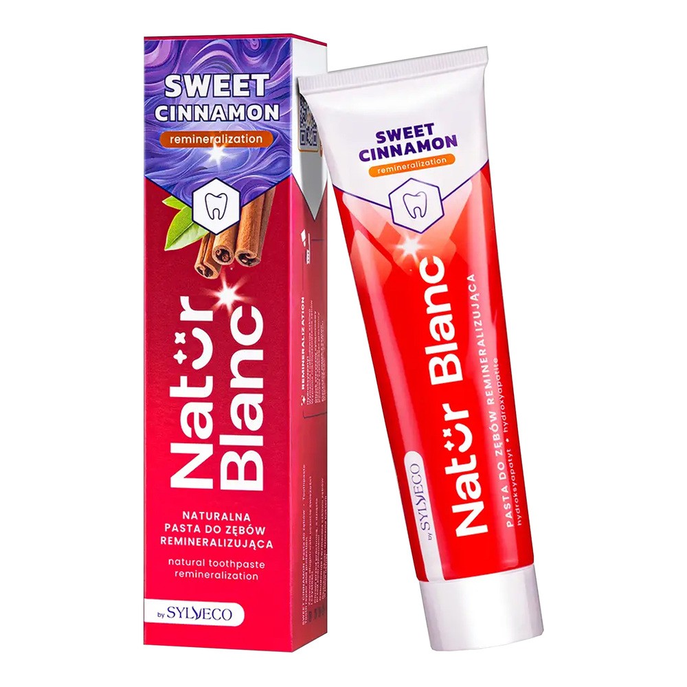 SYLVECO Natur Blanc remineralizująca pasta do zębów Sweet Cinnamon 100ml