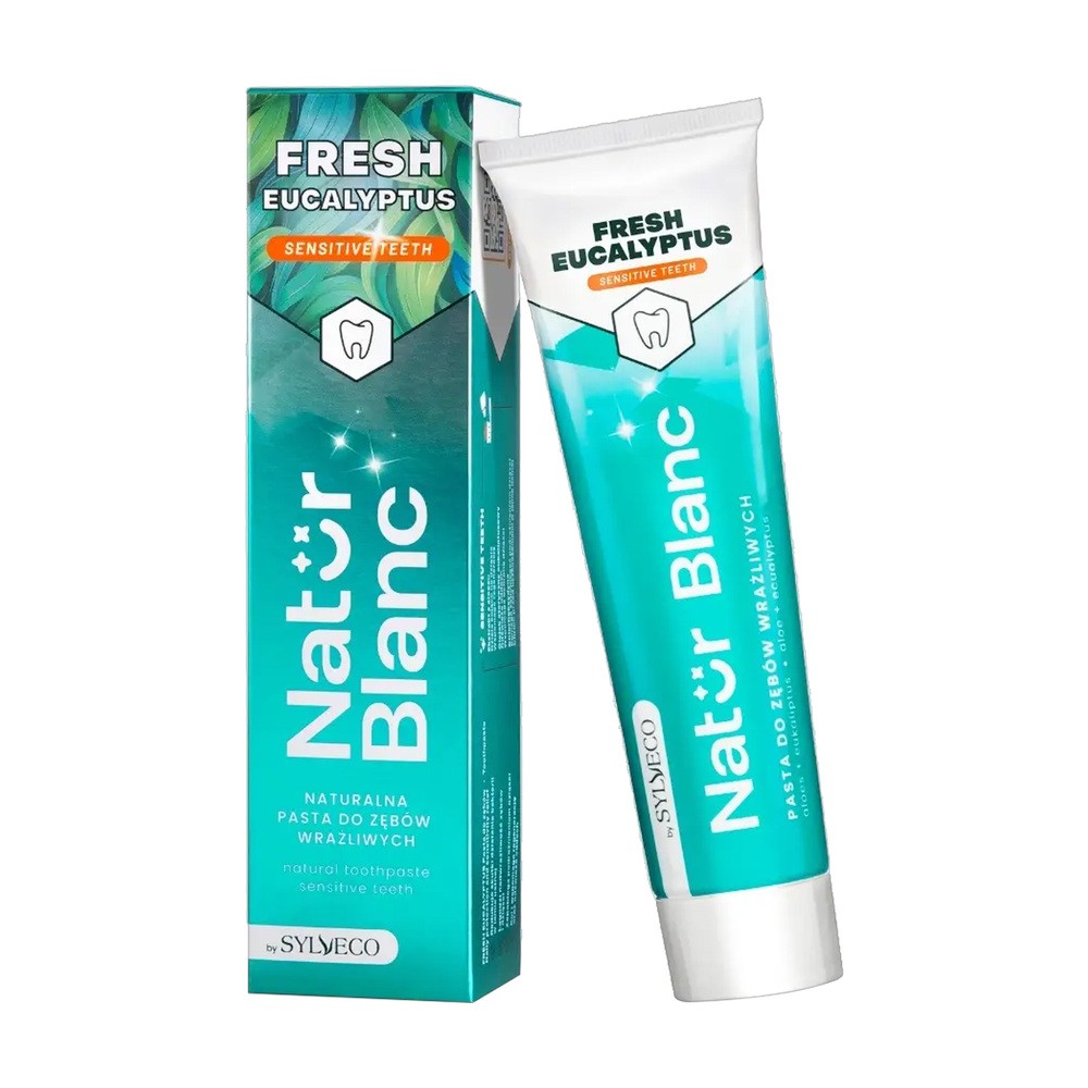Sylveco Natur Blanc odświeżająca pasta do wrażliwych zębów Fresh Eucalyptus 100ml