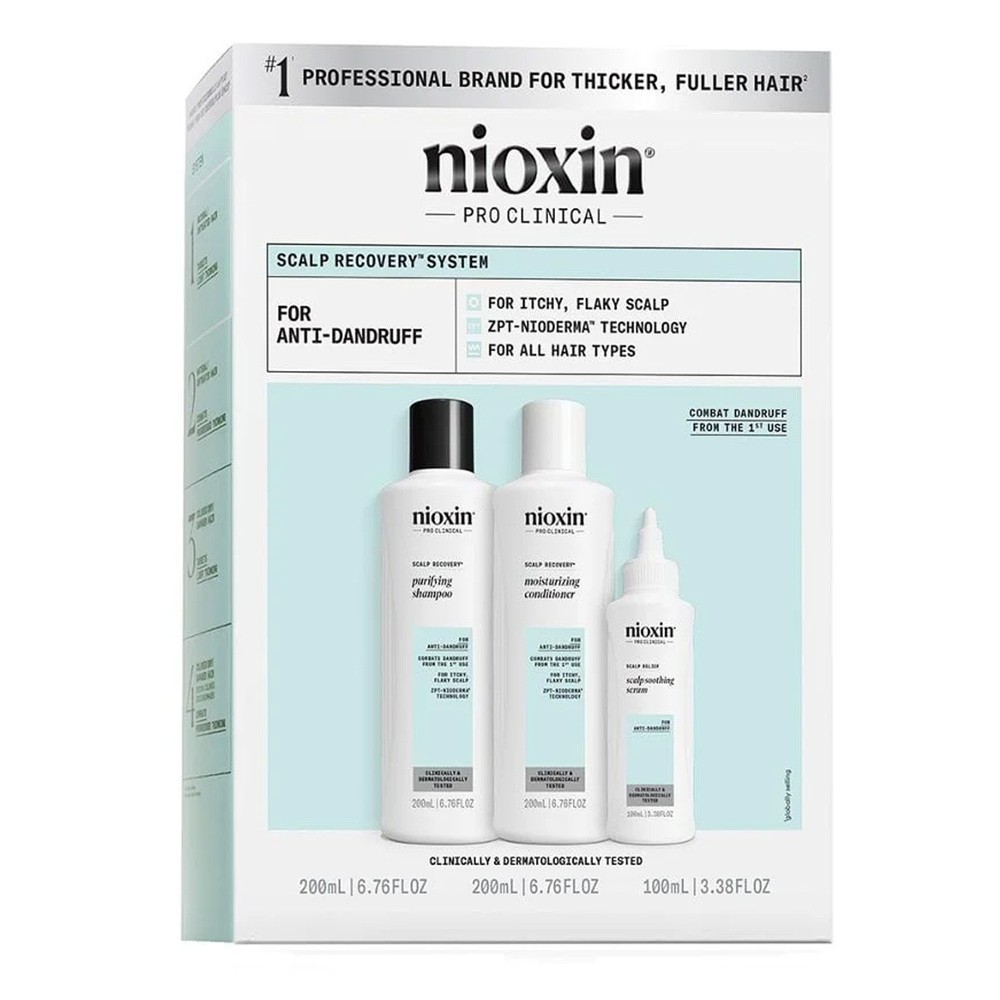 Nioxin Scalp Recovery, System przeciwłupieżowy do swędzącej skóry głowy