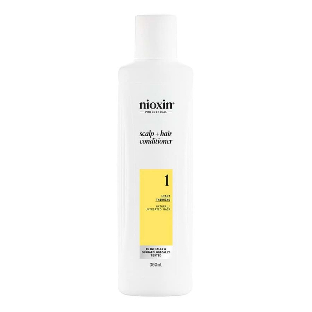 NIOXIN PRO CLINICAL 1 Wzmacniająca odżywka do włosów naturalnych i lekko przerzedzonych 300 ml