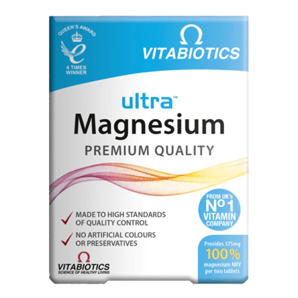Vitabiotics Ultra Magnesium 375mg suplement diety 60 tabletek