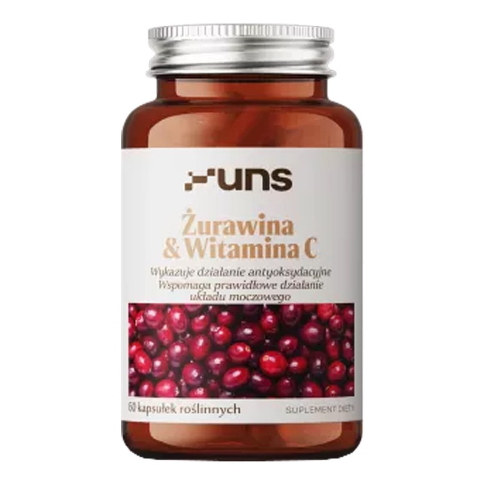 UNS Żurawina & Witamina C 60 kapsułek (5904238961971)