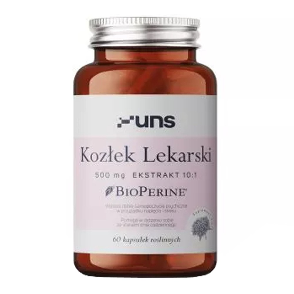 UNS Kozłek Lekarski 500mg Ekstrakt 10:1 60vegcaps