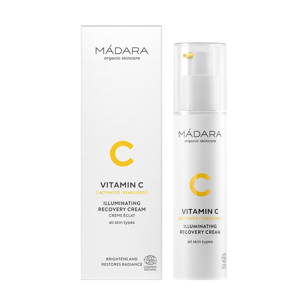 Madara Kremy Rozświetlający krem regenerujący z witaminą C 50 ml