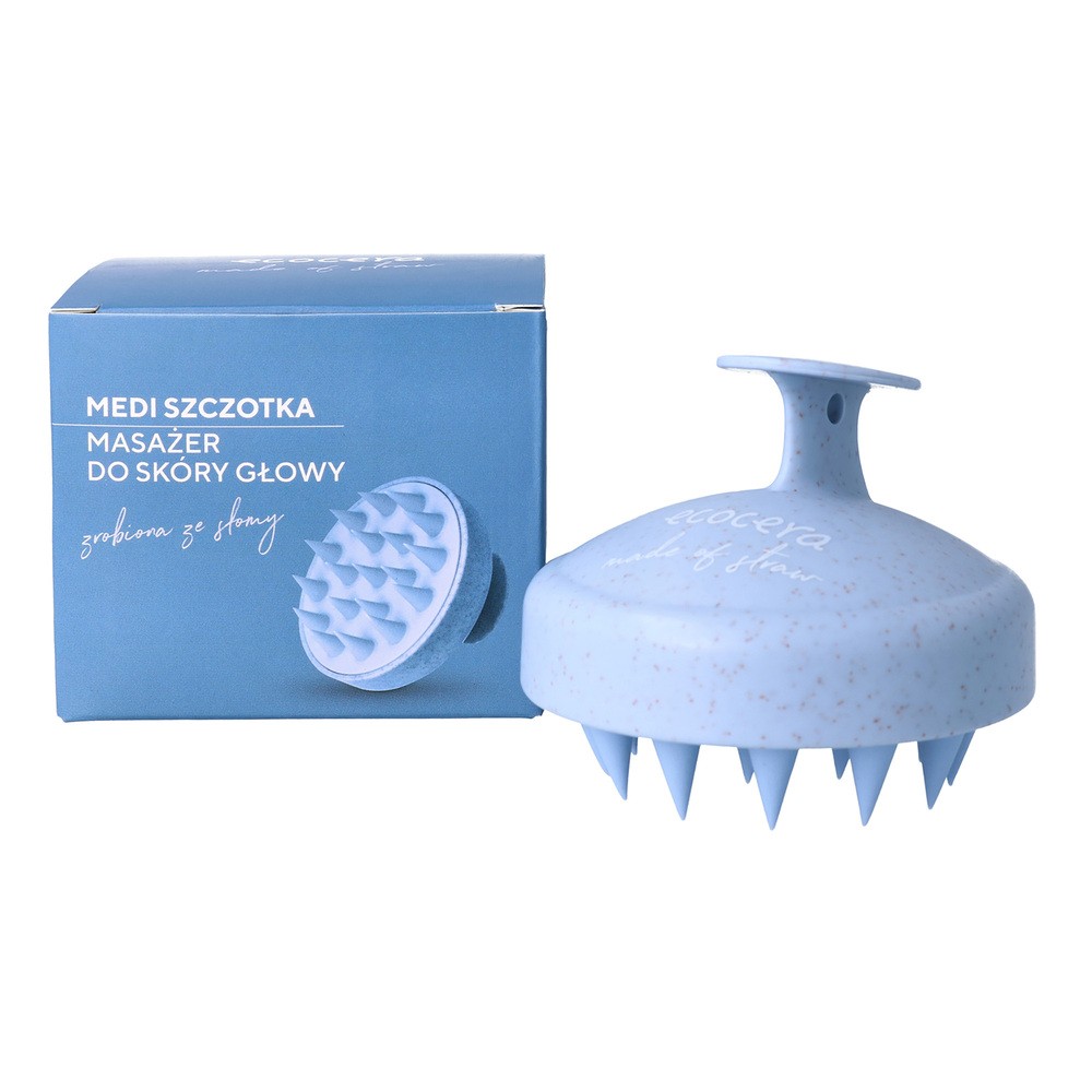 ECOCERA ECOCERA Medi Szczotka masująca do skóry głowy - niebieska 1szt 133705