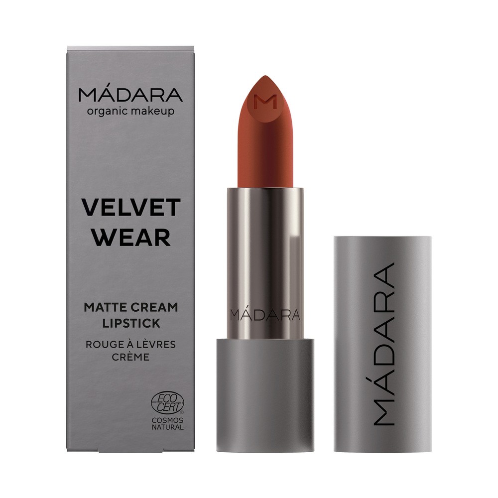 Madara Velvet Wear Matte Cream Lipstic 33 Kremowa pomadka matująca (kolor 33 Magma) 3,8 g