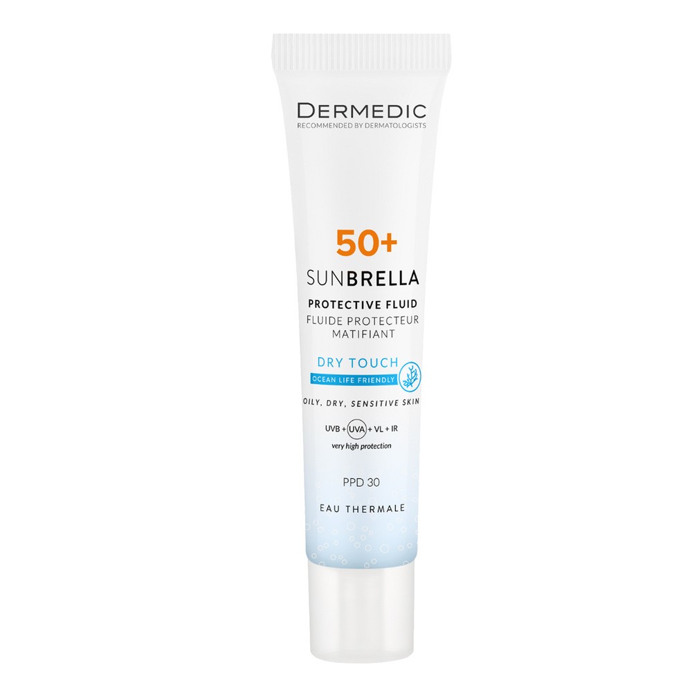 Dermedic Sunbrella, Matujący krem ochronny SPF50+