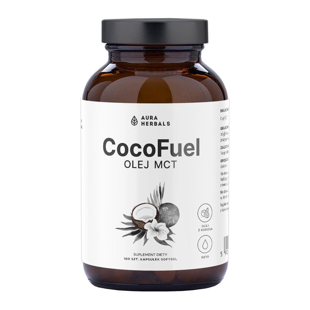 CocoFuel Olej MCT, 100 kapsułek