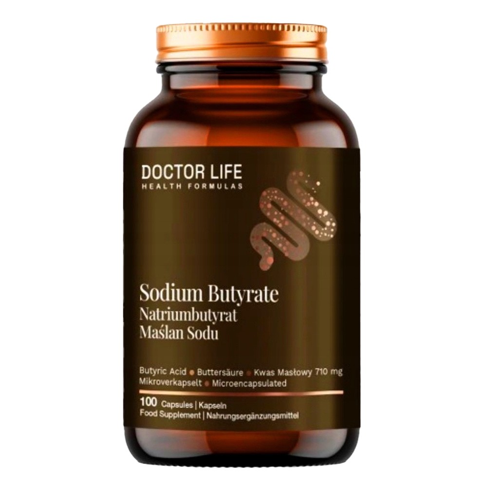 Doctor Life Maślan Sodu 1000 mg, 100 kapsułek