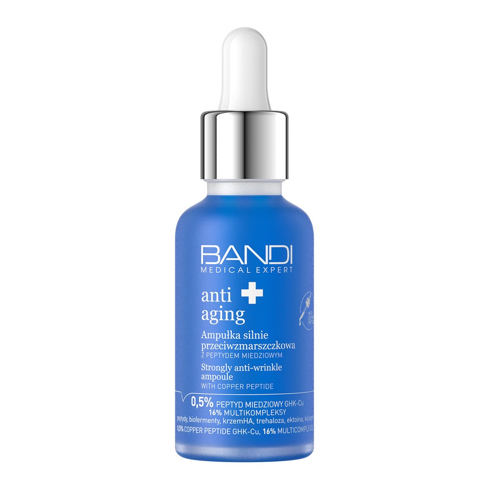 Bandi Anti-Aging Ampułka Silnie Przeciwzmarszczkowa z Peptydem Miedziowym 30ml