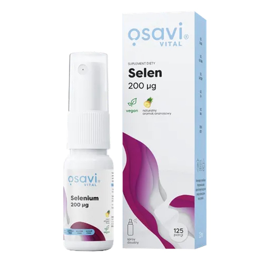Osavi Selen 200 µg, spray doustny, smak ananasowy, 25 ml