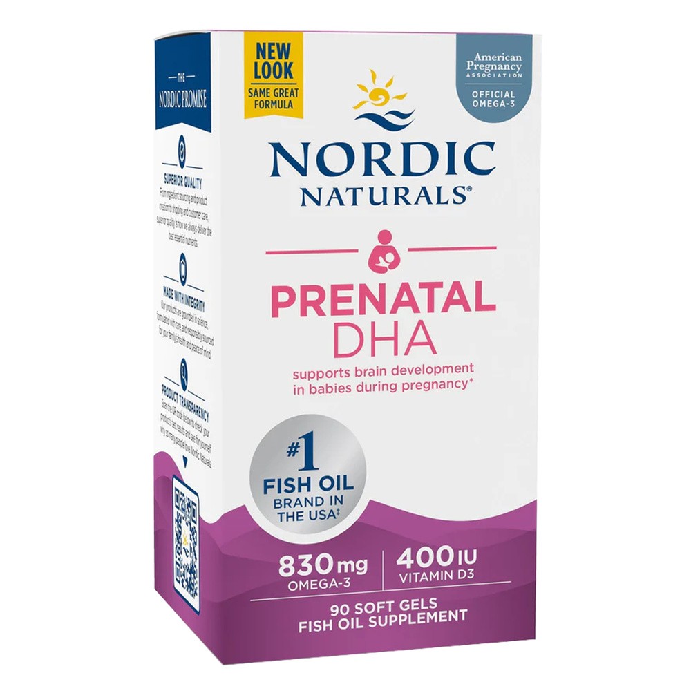 Nordic Naturals Prenatal Dha Suplement diety 90 kaps.