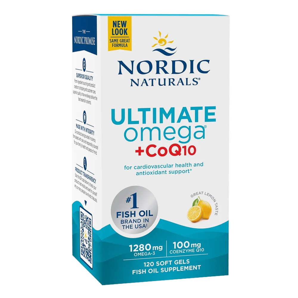 NORDIC NATURALS Ultimate Omega + CoQ10 (120 kaps.)