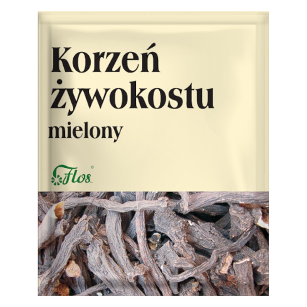 Flos FLOS Korzeń żywokostu mielony 100g FL349