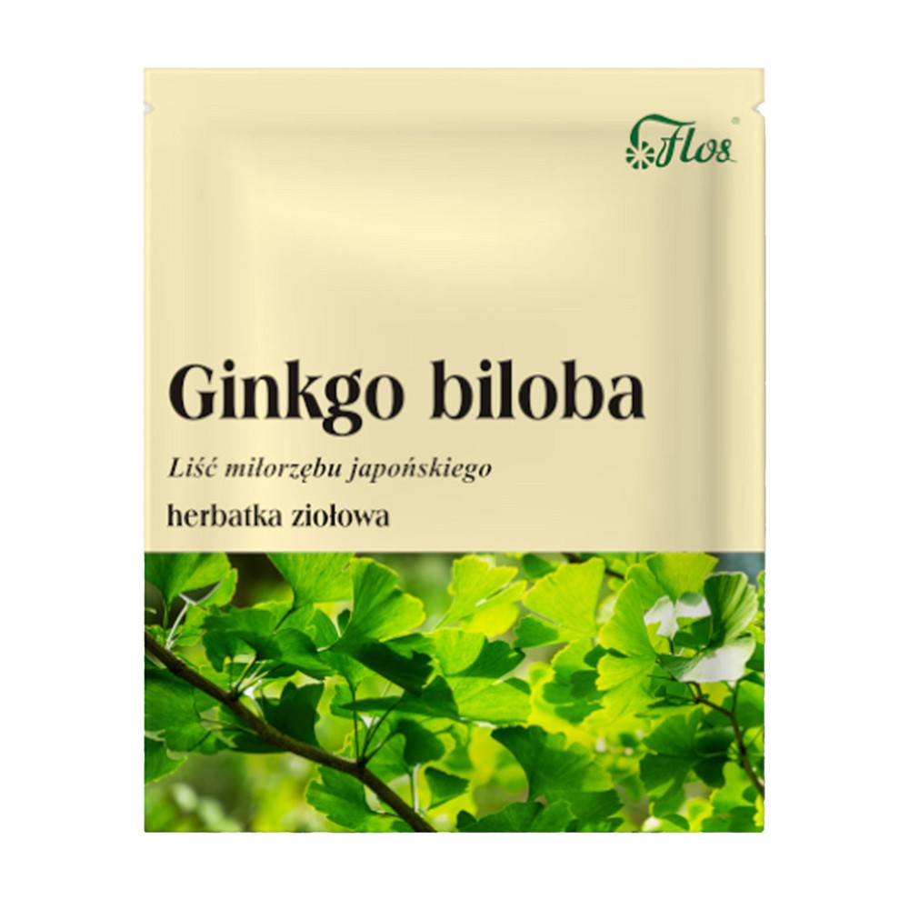 Ginkgo Biloba - Miłorząb Japoński Liść 50 g - środek spożywczy