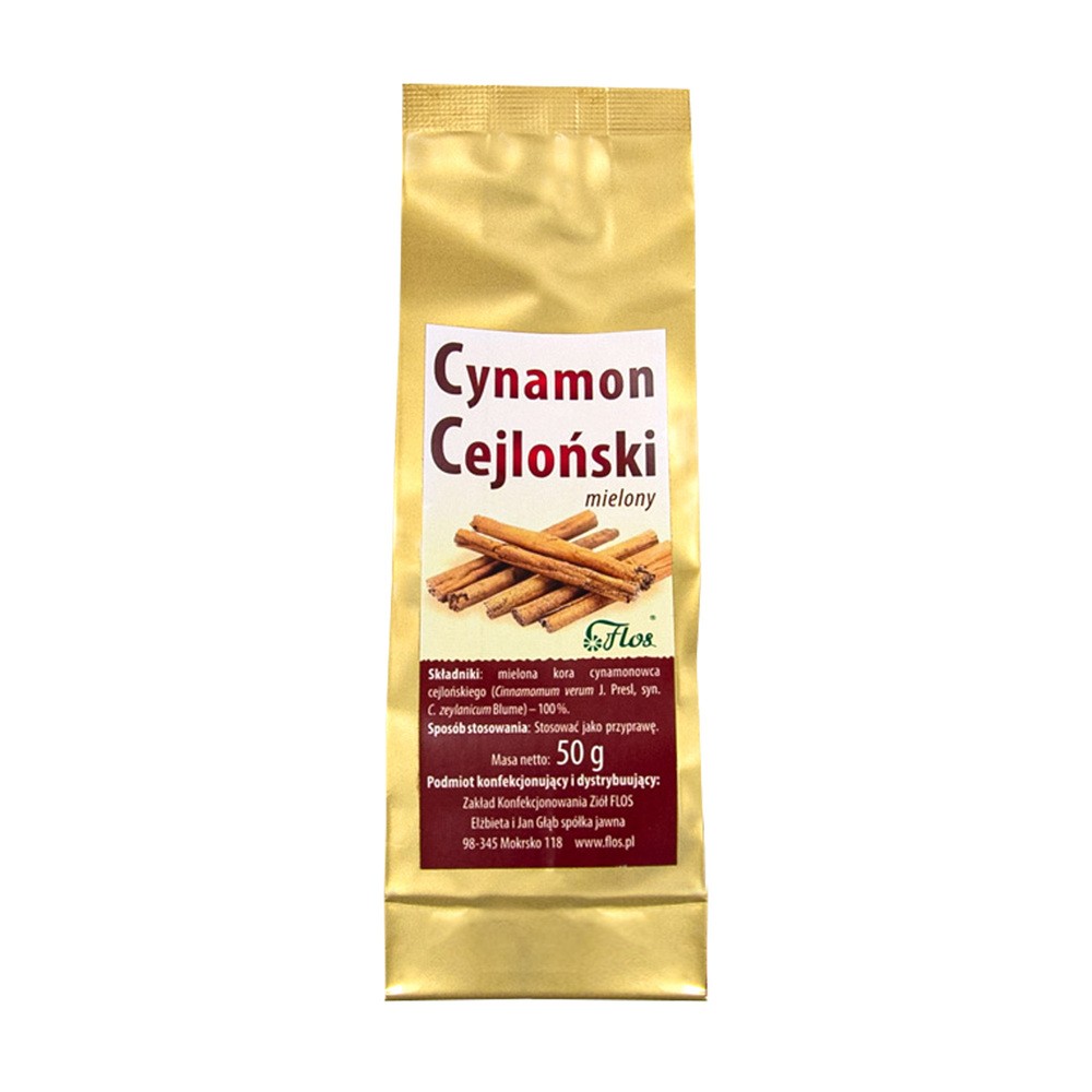 Flos CYNAMON CEJLOŃSKI MIELONY 50G