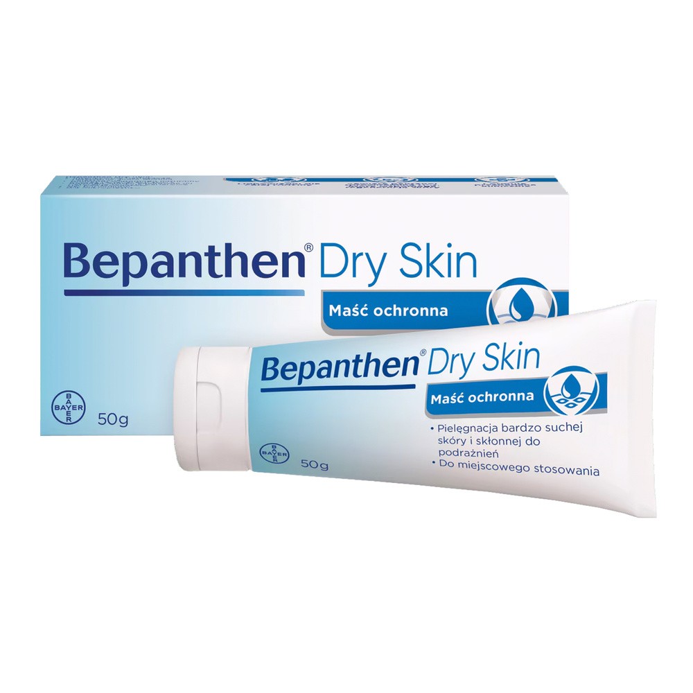 Bepanthen Dry Skin, maść ochronna, skóra bardzo sucha i skłonna do podrażnień, 50 g