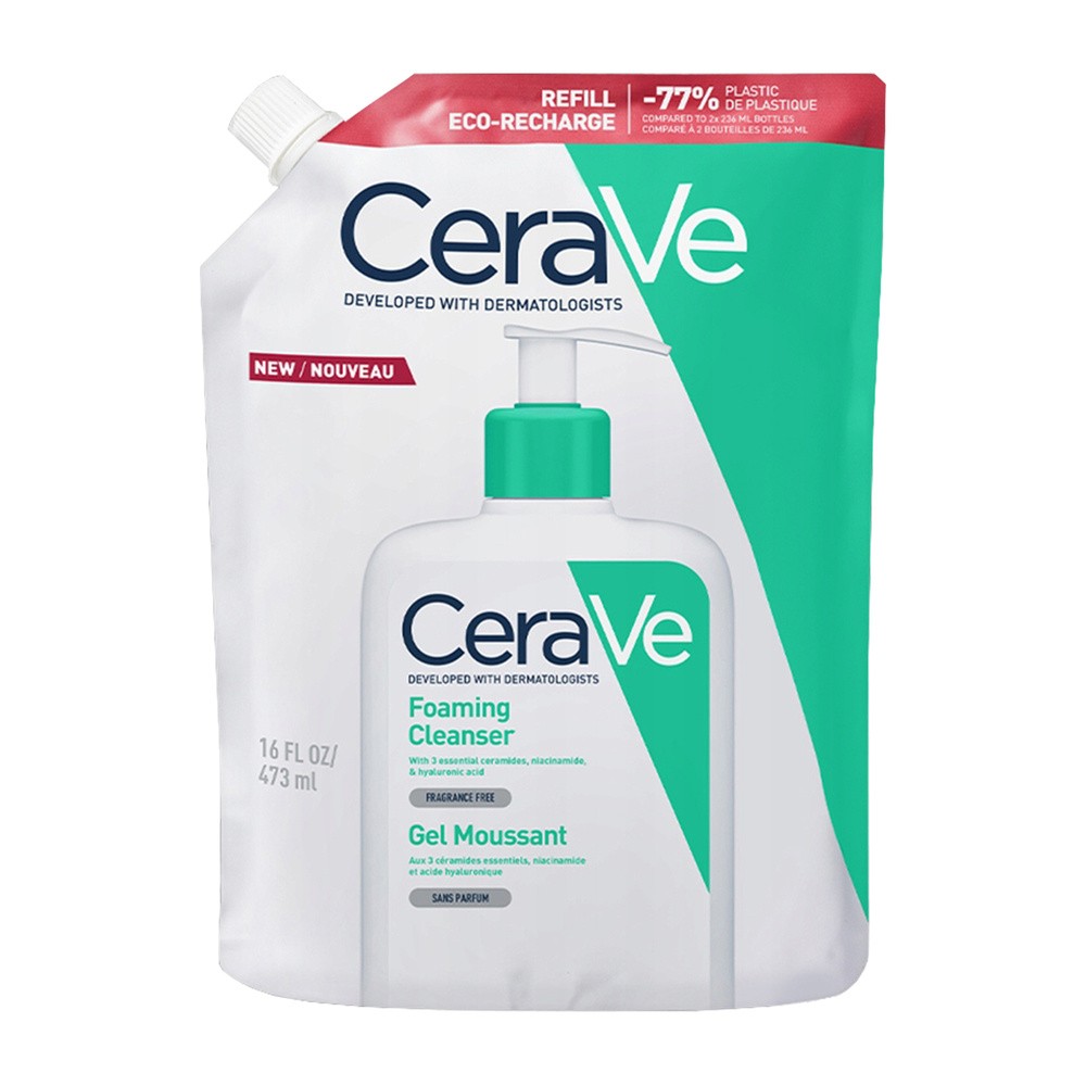 CeraVe Żel do mycia twarzy i ciała, Opakowanie refillowe, 473 ml