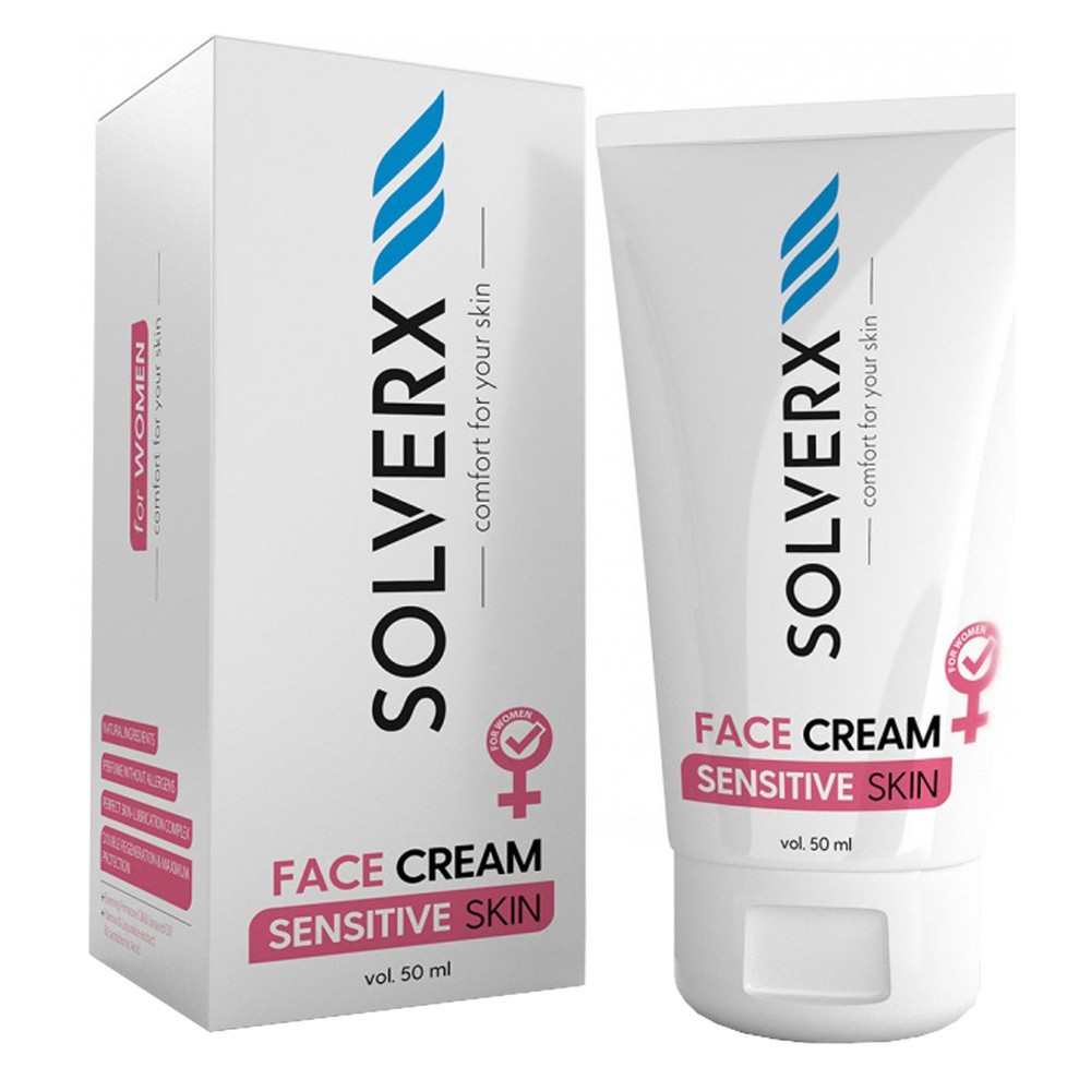 Solverx Solverx Sensitive Skin Face Cream krem do twarzy do skóry wrażliwej 50 ml
