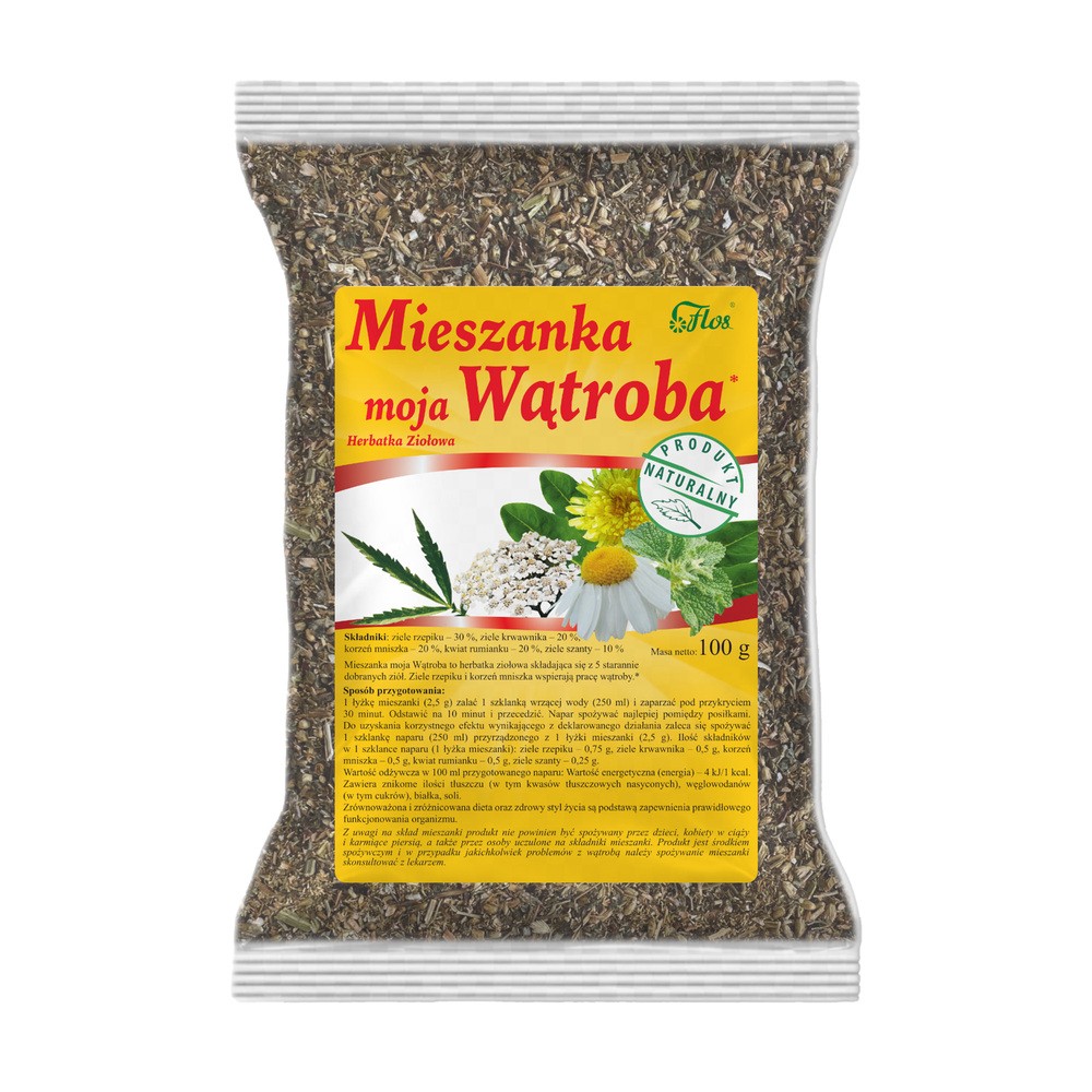 Flos mocna wątroba mieszanka ziołowa 100 g