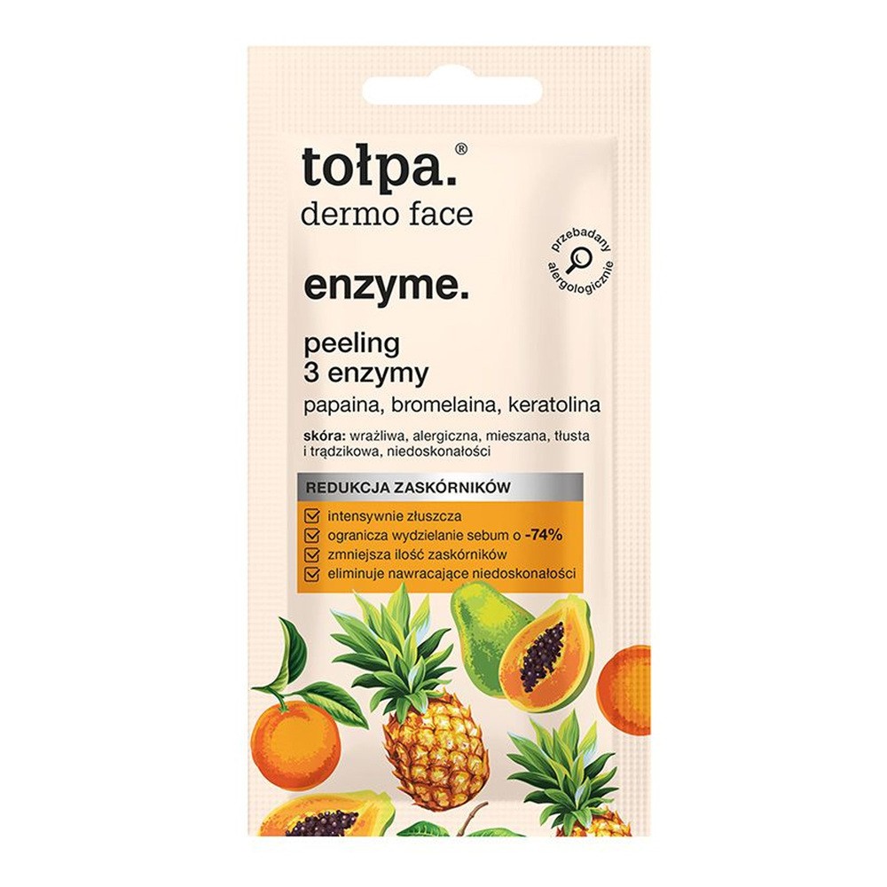 Tołpa DERMO FACE SEBIO. PEELING 3 ENZYMY 8 ML