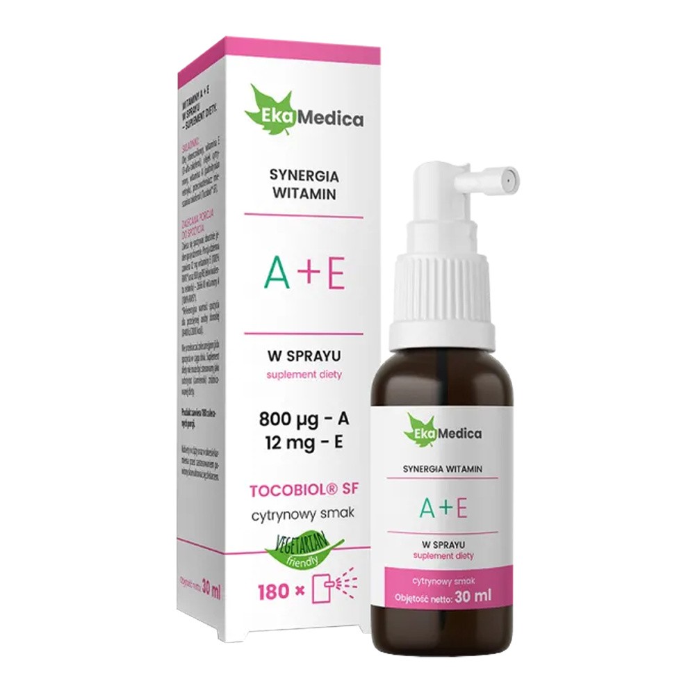 EkaMedica Witaminy A+E w sprayu, 30 ml