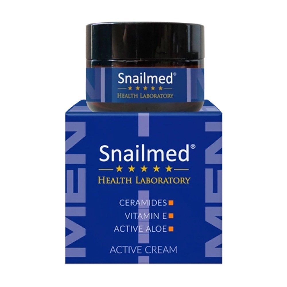 Snailmed Aktywny krem dla mężczyzn z ceramidami, aloesem i witaminą E 30ml