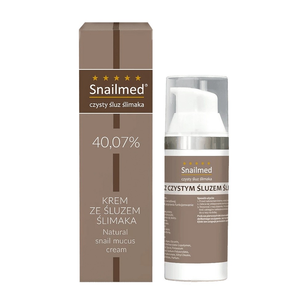 Snailmed Krem modelujący ze śluzem ślimaka 30 ml na dzień/na noc
