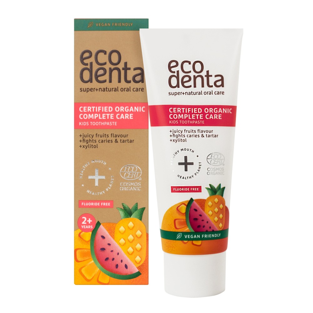 Ecodenta Ecodenta Cosmos Organic Juicy Fruit pasta do zębów 75 ml dla dzieci