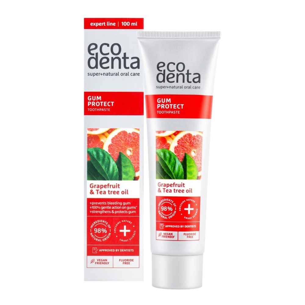 Pasta do zębów GUM PROTECTION Wrażliwe Dziąsła BEZ FLUORU 100ml ECODENTA