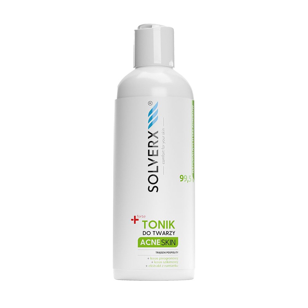 Solverx Acne Skin Tonik do twarzy przeciwtrądzikowy 200ml