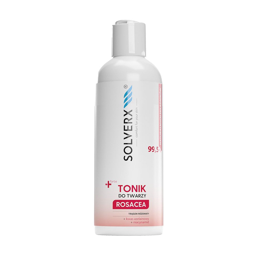 SOLVERX Rosacea Tonik do twarzy na trądzik różowaty 200 ml