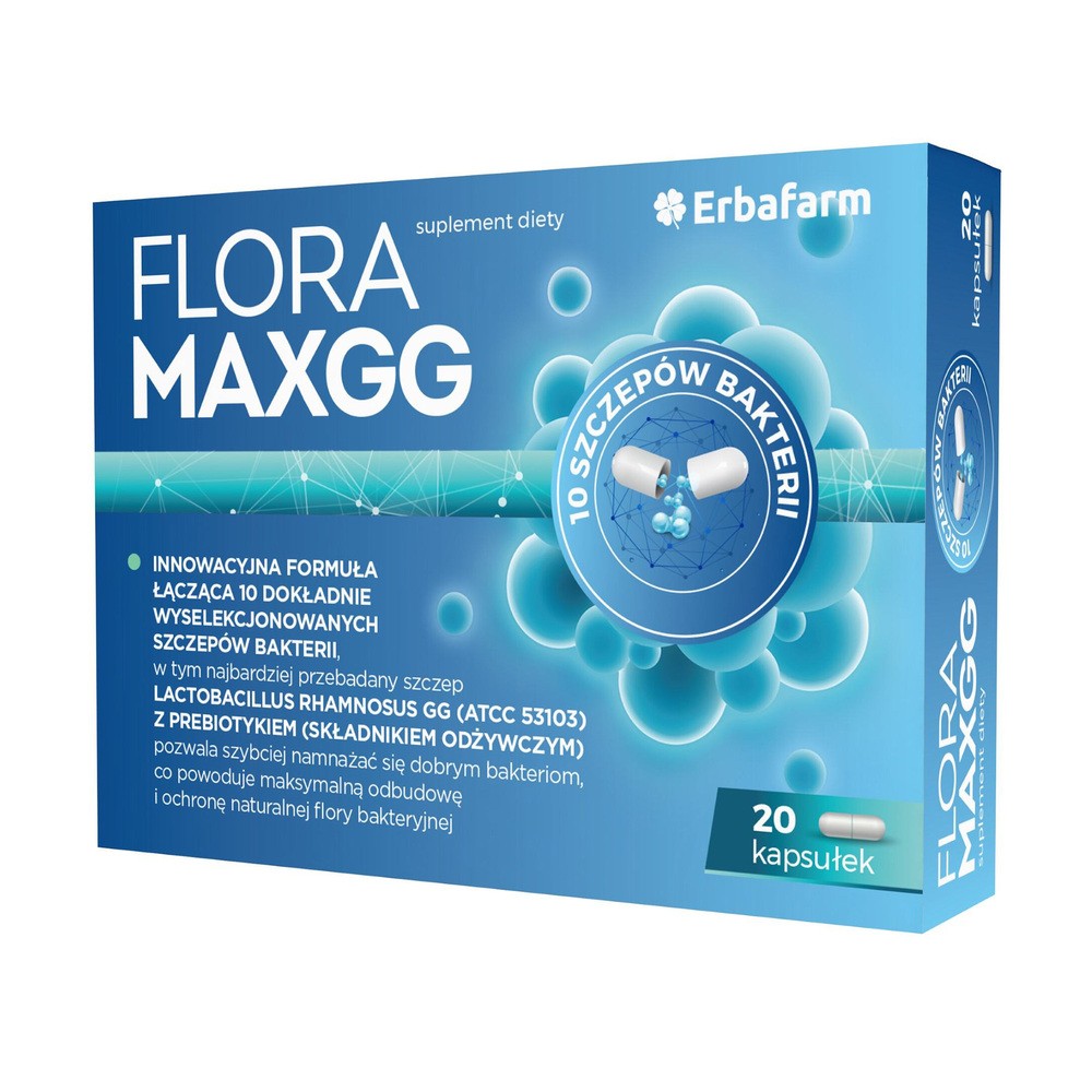 FLORA MAX GG, 20 kapsułek