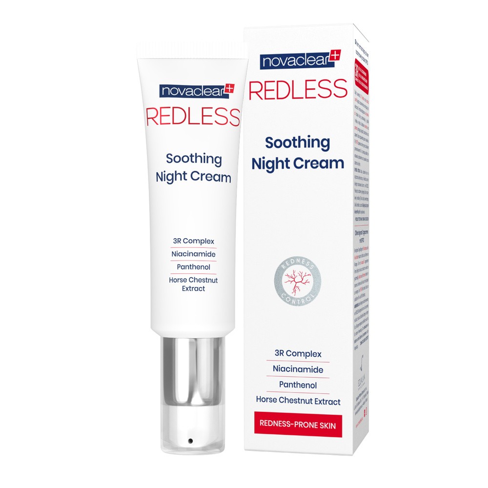 Equalan Novaclear+ Redless krem wzmacniający do cery naczynkowej na noc 50 ml