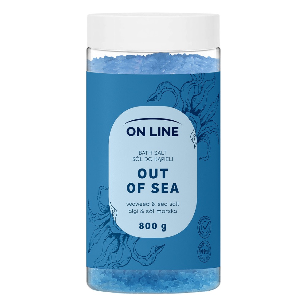 On Line Out of Sea, sól do kąpieli, 800 g