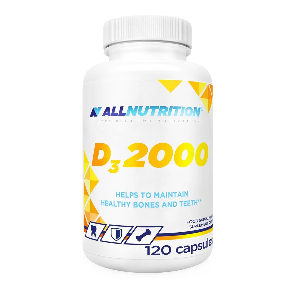 Allnutrition Vit D3 2000, witamina D 50 μg, 120 kapsułek