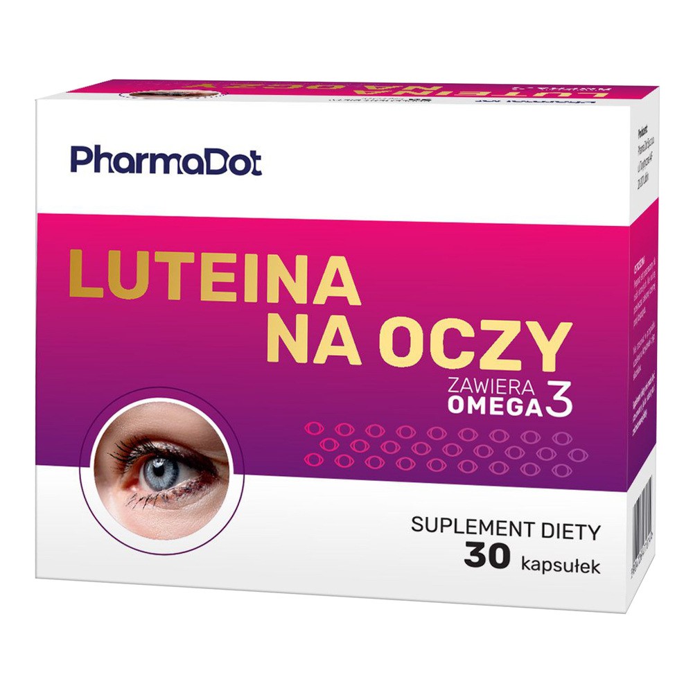 PharmaDot Luteina na oczy, 30 kapsułek