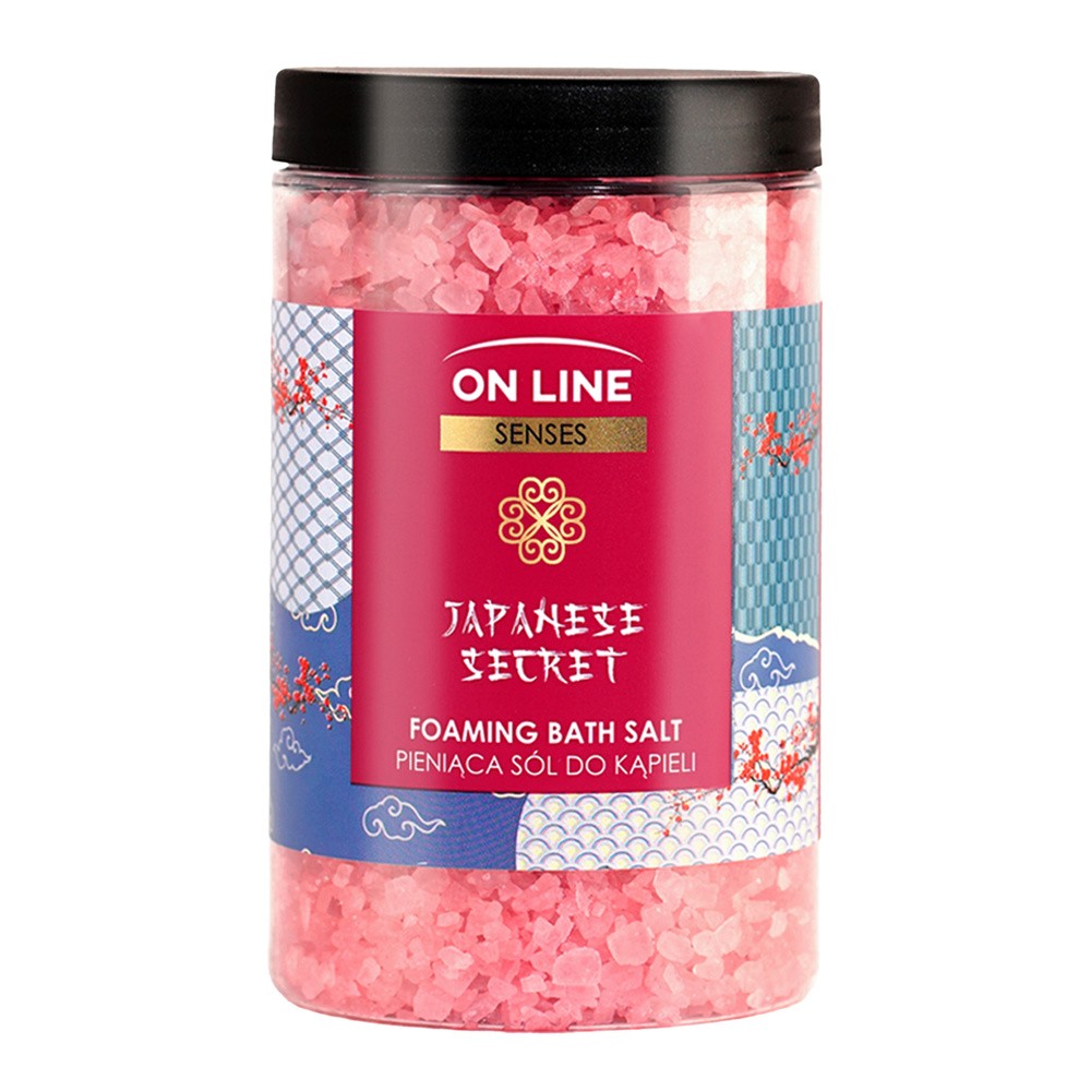 On Line Senses Pieniąca sól do kąpieli Japanese Secret 480 g
