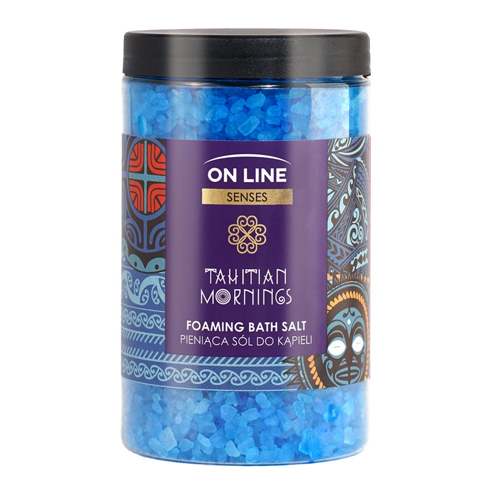 On Line Senses Pieniąca sól do kąpieli Tahitian Mornings 480 g