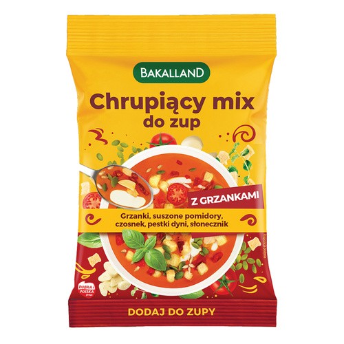 Bakalland Chrupiący Mix do zup z grzankami, 75 g
