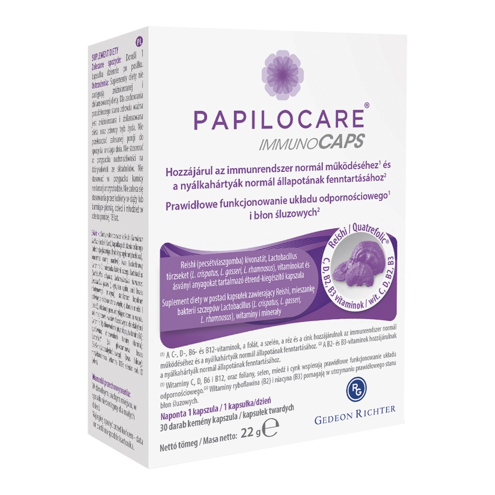 Papilocare Immunocaps, 30 kapsułek
