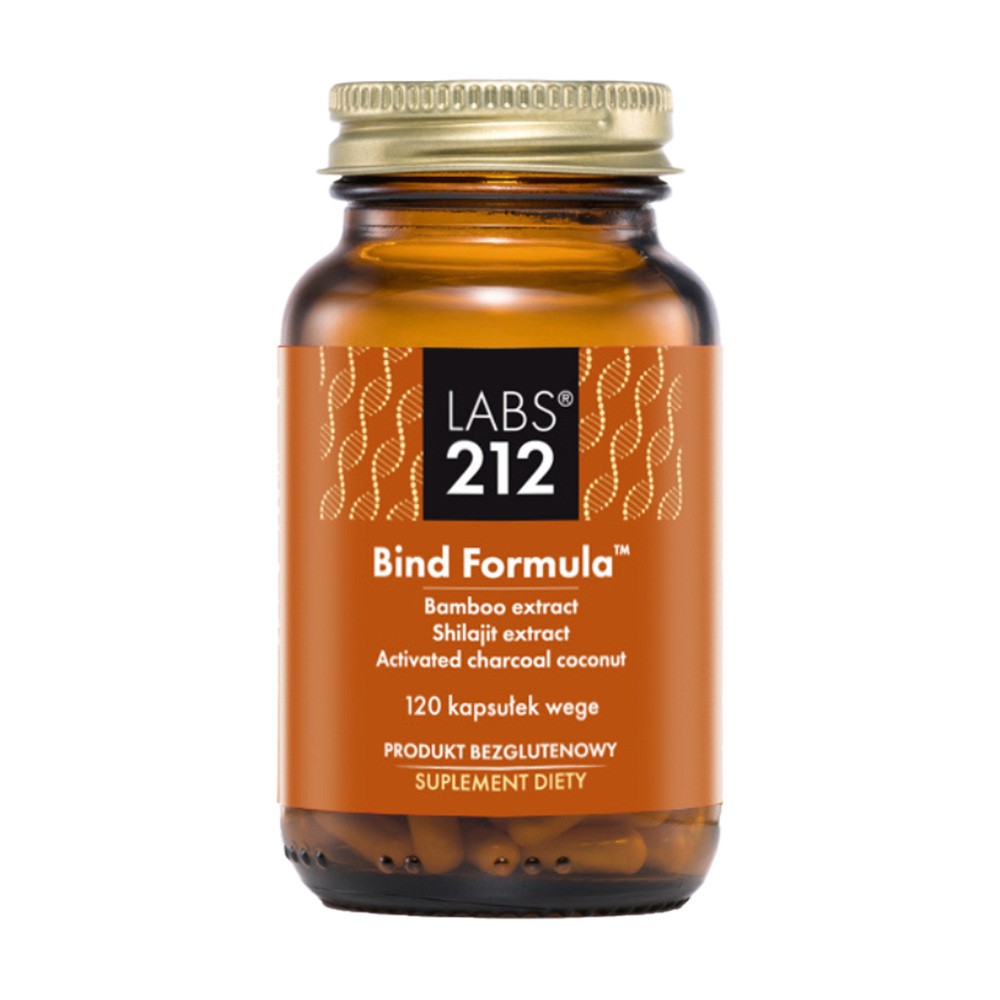 Labs212 Bind Formula - Binder wątrobowy Suplement diety 120 kaps. - suplement